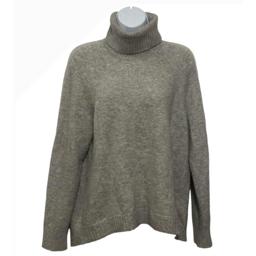 Women's Gray Turtleneck Sweater